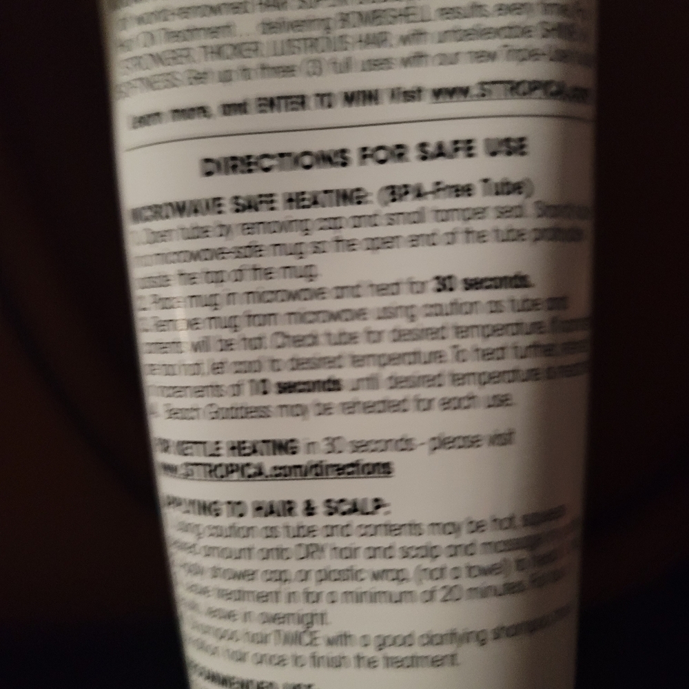 ST. TROPICA GODDESS HAIR OIL MASK! - Picture 7 of 7